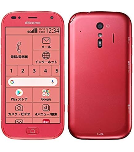 Amazon | ドコモ らくらくスマートフォン F-42A ピンク | エヌテイテイ